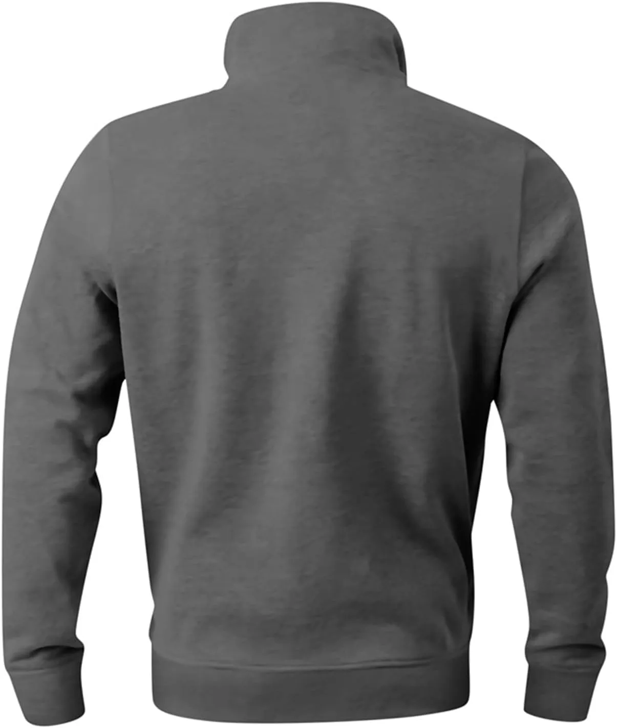 Men's Thermal Fleece Quarter-Zip Pullover, Winter Outdoor Warm Sweater Lightweight Running Sweatshirt
