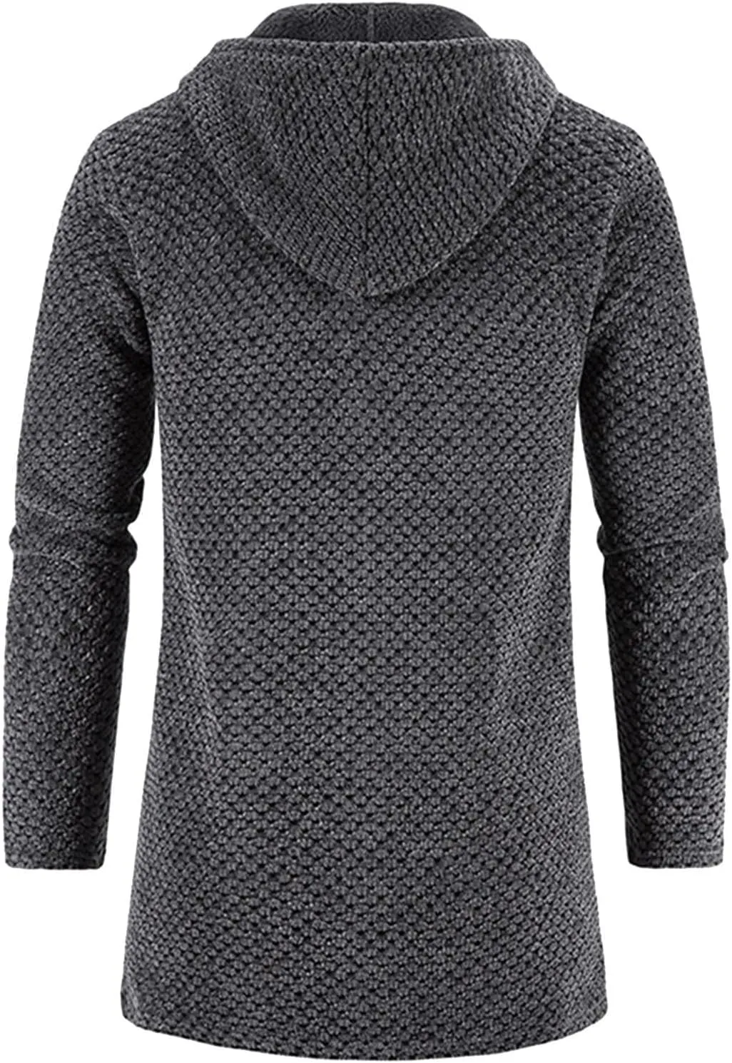 Mens Thick Knitted Cardigan Sweaters Warm Sherpa Fleece Lined Stripe Hoodie Jackets Winter Jacket Cardigan Sweater Coats