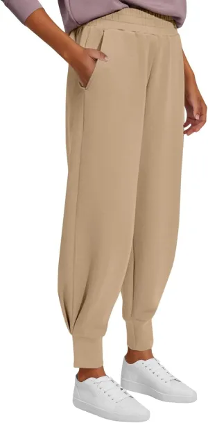 midelxp Baggy Sweatpants for Women Elastic High Waisted Fleece Joggers with Pockets Winter Casual Comfy Y2k Track Pants 2024