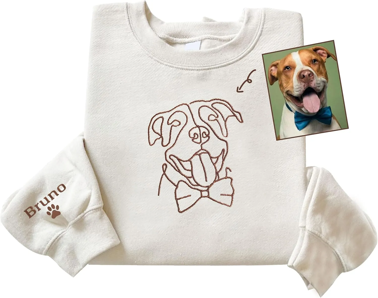 Nazenti Dog Mom Sweatshirt Women, Dog Mom Sweater, Custom Embroidered Sweatshirt, Custom Embroidered Dog Hoodie, Personalized Dog Mom Embroidered Sweatshirt, Dog Mom Sweatshirt, Dog Mom Shirt