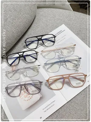 NEWADA Aviator Reading Glasses, Stylish Flat Light Mirror, Anti Glare Eyeglasses, Blue Light Blocking Computer Readers (Color : Pink, Size :  1.50)