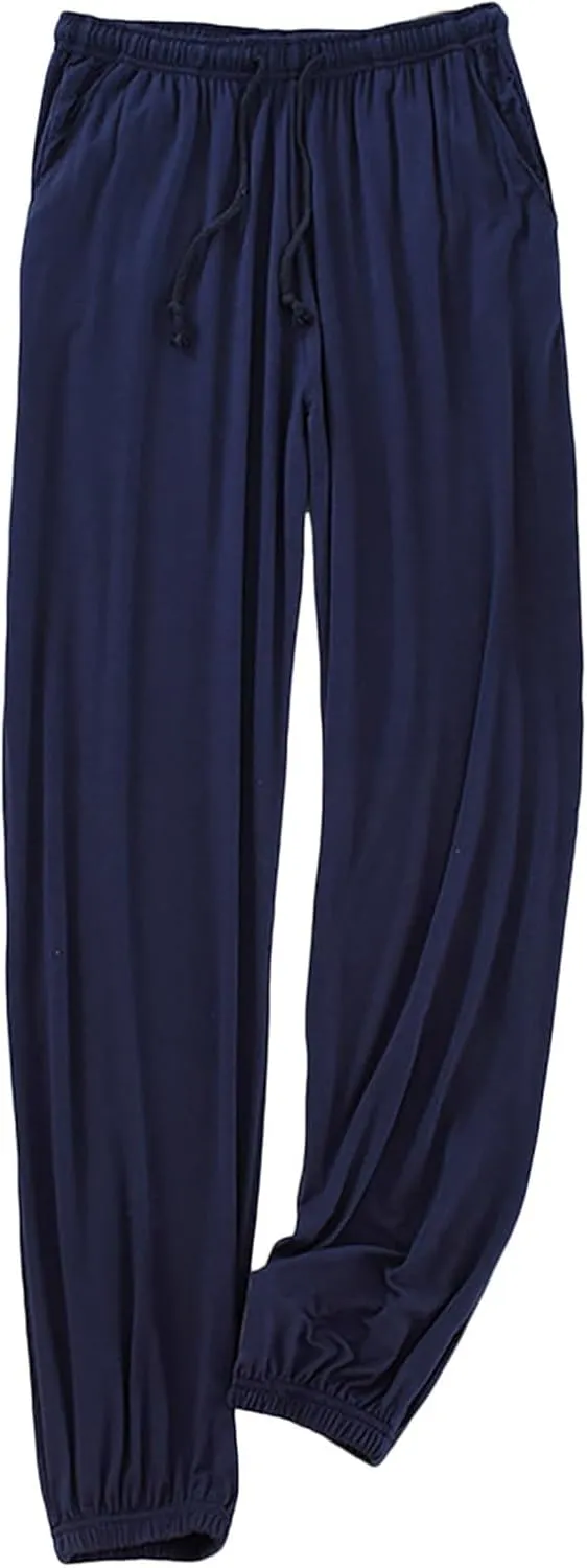 Pajama Pants Women Y2K Striped Elastic High Waist Straight Wide Leg Womens Gingham Linen Wide Leg Pants Trousers