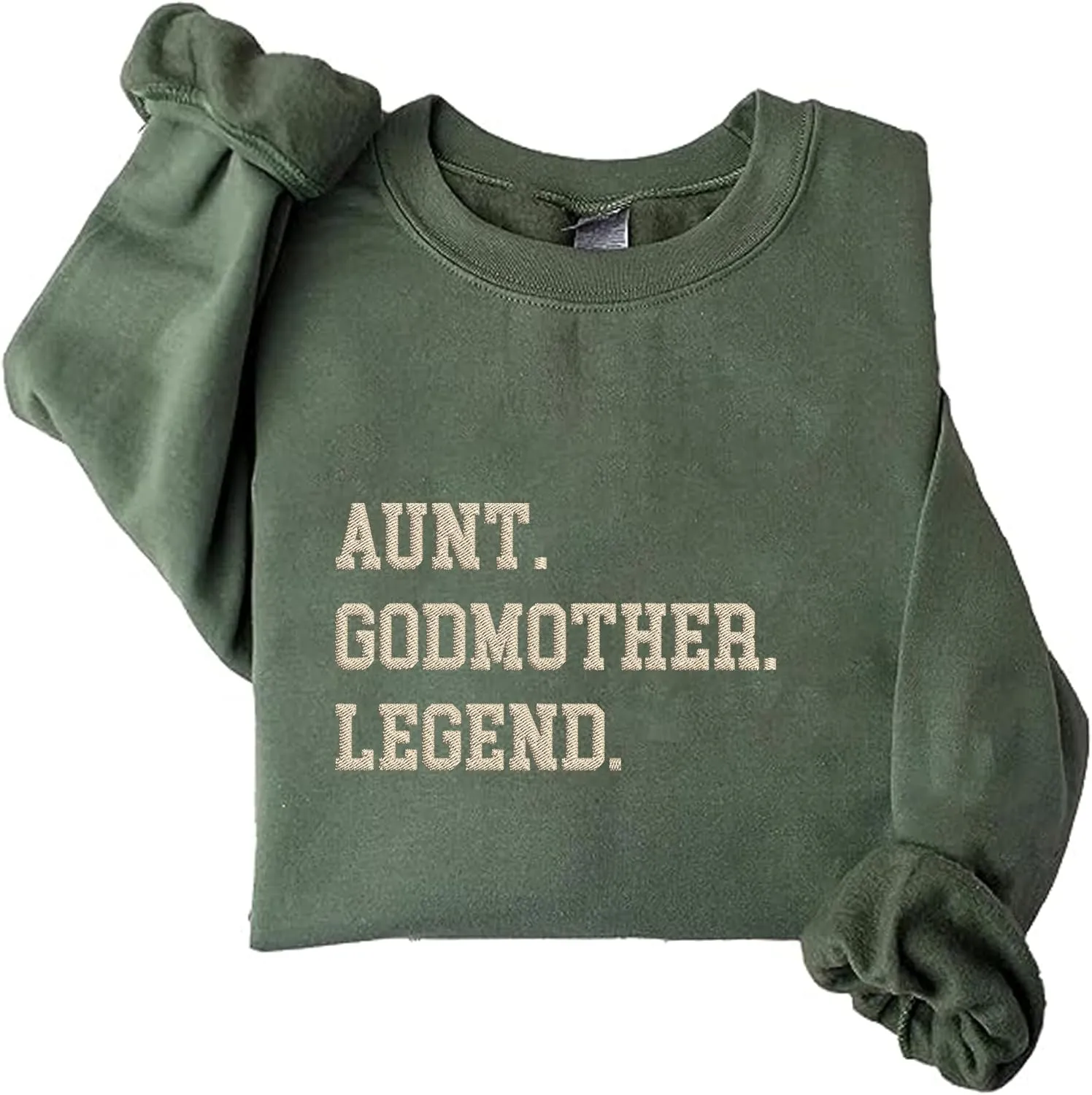 Personalized Embroidered Godmother Sweatshirt-Godmom Embroidered Sweatshirt, Madrina Proposal Gift, Godmother Gift