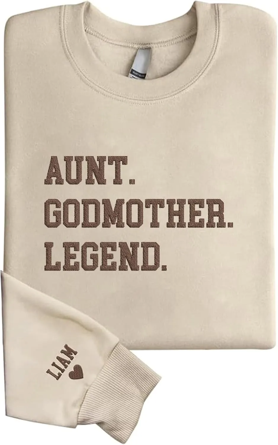 Personalized Embroidered Godmother Sweatshirt-Godmom Embroidered Sweatshirt, Madrina Proposal Gift, Godmother Gift