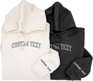 Personalized Embroidered Shirt, Customized Name Embroidered Sweatshirt, Custom Text Embroidered Shirt, Embroidered Sweatshirt, Halloween, Valentine Day
