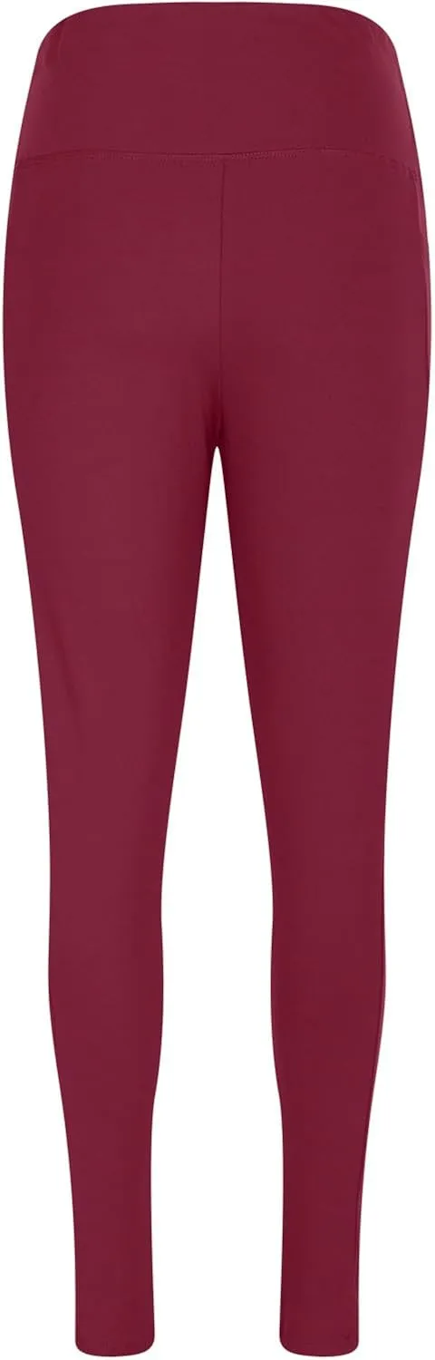 Plus Size Fleece Lined Leggings with Pockets for Women, Winter Thermal High Waist Workout Yoga Pants Tummy Control
