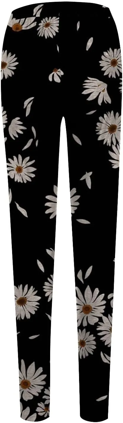 Plus Size Leggings for Women with Pockets Cow Print Pants Women Womens Valentines Day Leggings