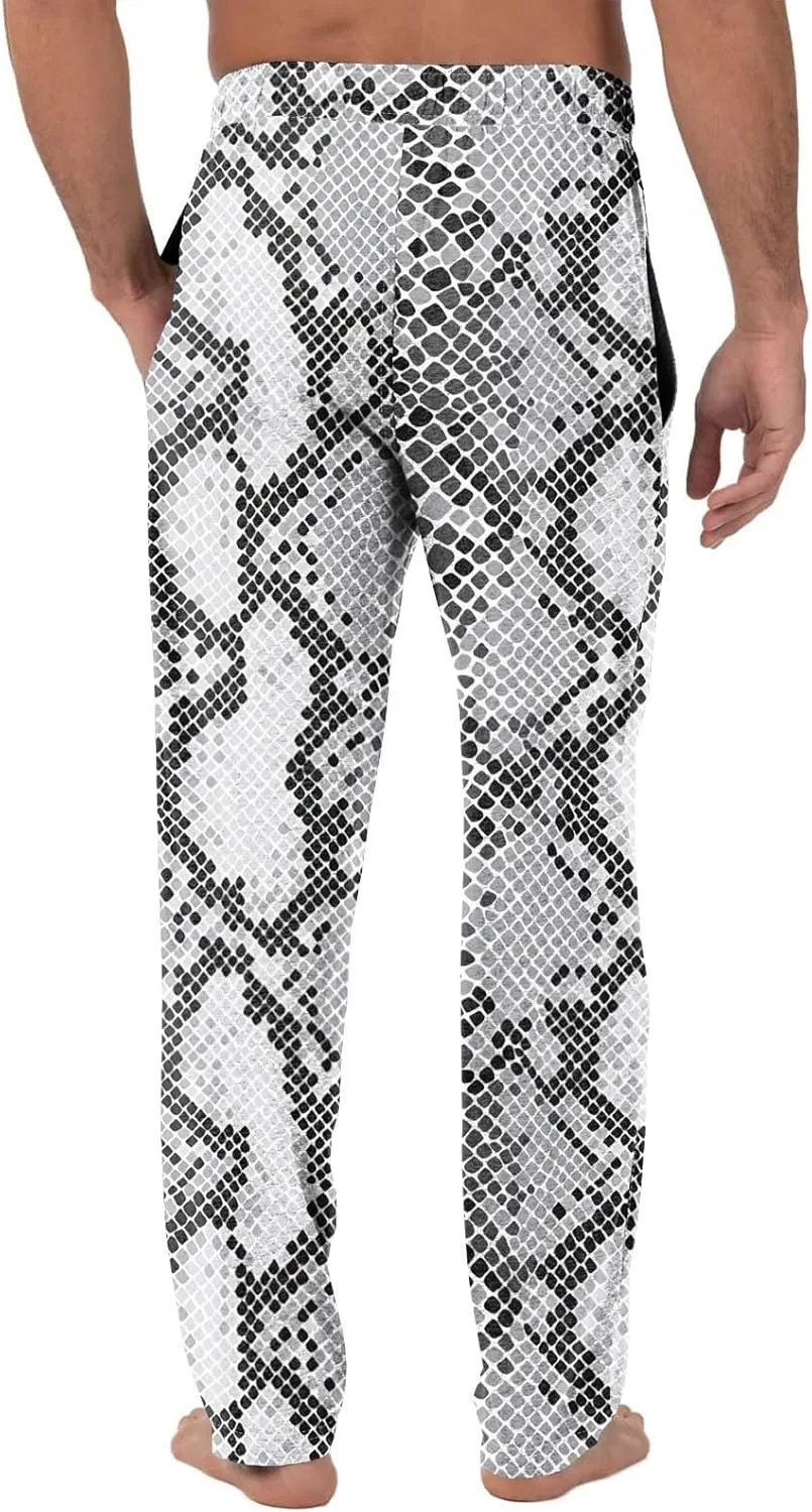 RTRDE Mens Sleepwear Pajama Pants Soft Lightweight Lounge Pant with Pockets Sleep Pj Bottoms, S-3XL