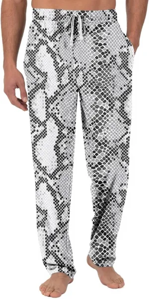 RTRDE Mens Sleepwear Pajama Pants Soft Lightweight Lounge Pant with Pockets Sleep Pj Bottoms, S-3XL