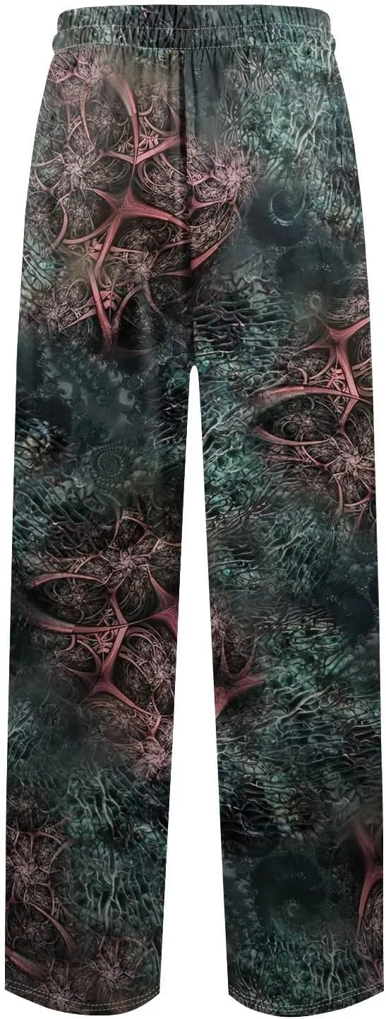 RTRDE Mens Sleepwear Pajama Pants Soft Lightweight Lounge Pant with Pockets Sleep Pj Bottoms, S-3XL
