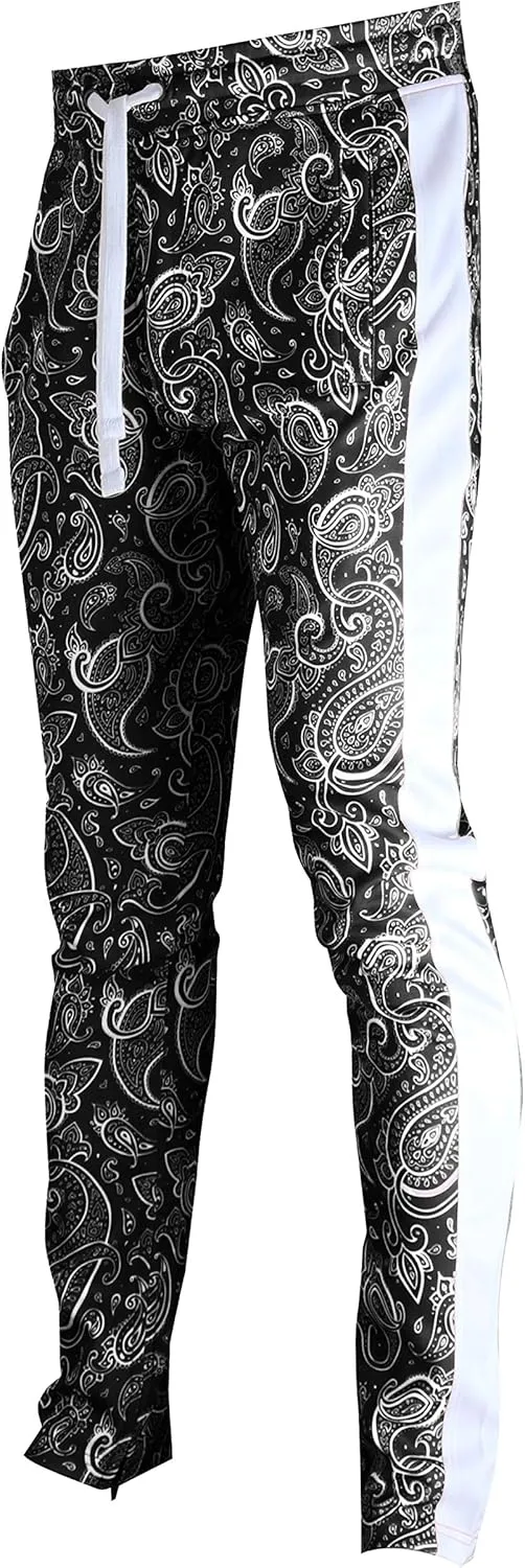 SCREENSHOT Mens Hip Hop Premium Slim Fit Track Pants