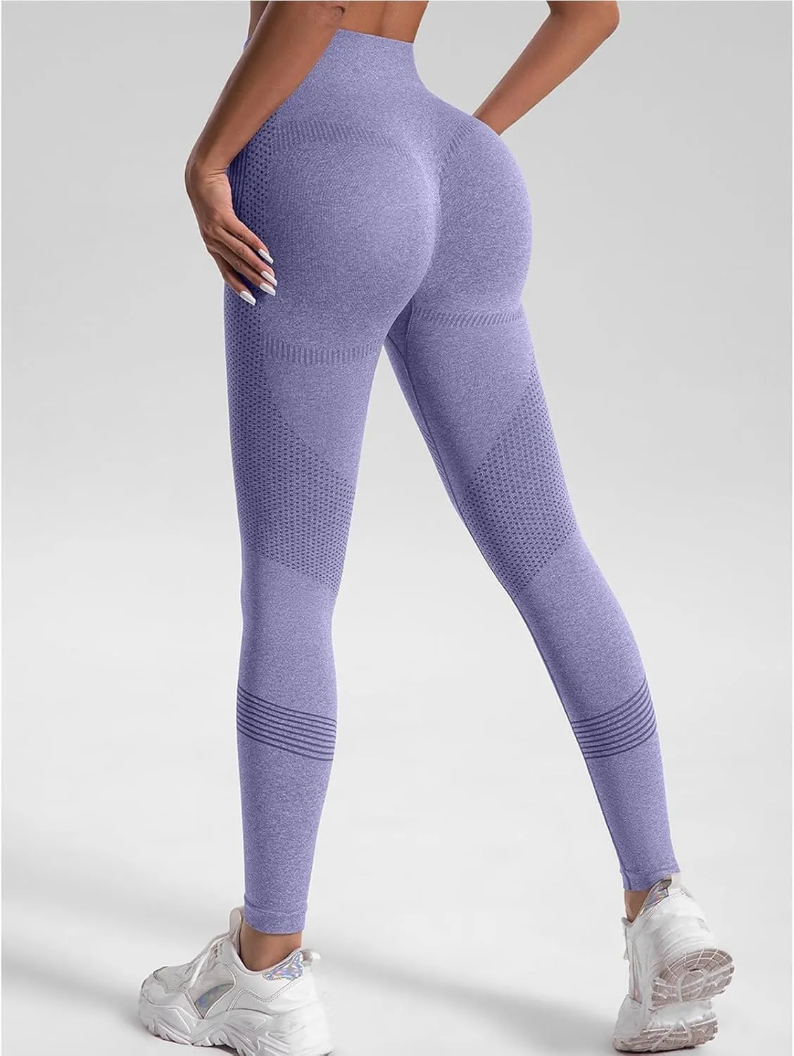 Scrunch Butt Leggings for Women Butt Lifting Seamless Amplify Contour Leggings High Waisted Tummy Control Yoga Pants