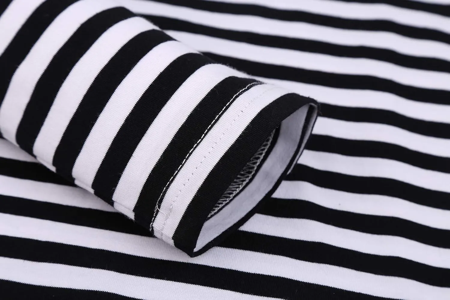 SHUIANGRAN Men's Striped T-Shirt Sport Cotton Shirts Classic Fit Casual Pullover Long/Short Sleeve Crew Neck Striped Shirts