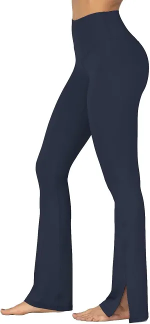 Sunzel Sunzfly Split Hem Flare Leggings for Women, High Waisted Casual Bootcut Flared Yoga Pants with Tummy Control