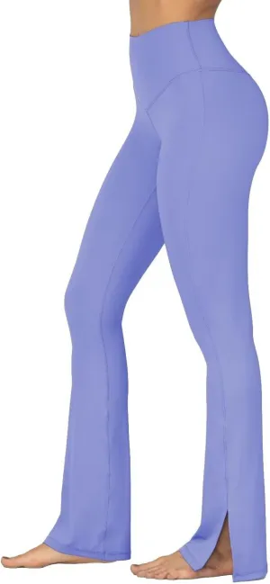 Sunzel Sunzfly Split Hem Flare Leggings for Women, High Waisted Casual Bootcut Flared Yoga Pants with Tummy Control