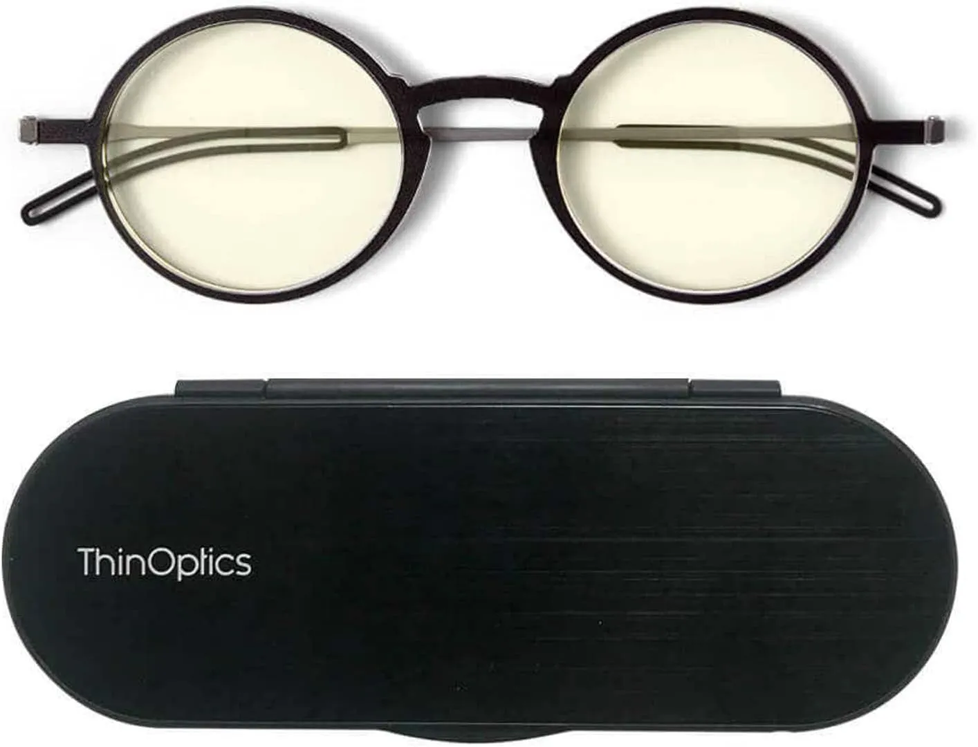 ThinOptics Manhattan Blue Light Blocking Glasses Round Reading