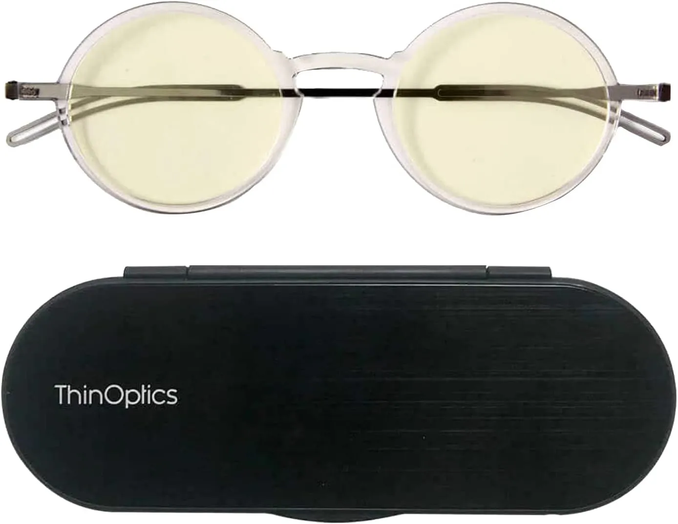 ThinOptics Manhattan Blue Light Blocking Glasses Round Reading