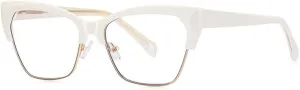 VENOAL Vintage Blue Light Blocking Reading Glasses Anti UV Computer Readers Eyewear Flat Light Mirror Half-Frame (Color : Platinum, Size : 1.50)