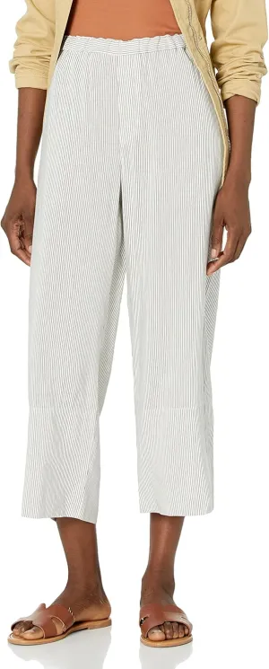 Vince Women's Striped Pull on Cropped Pant