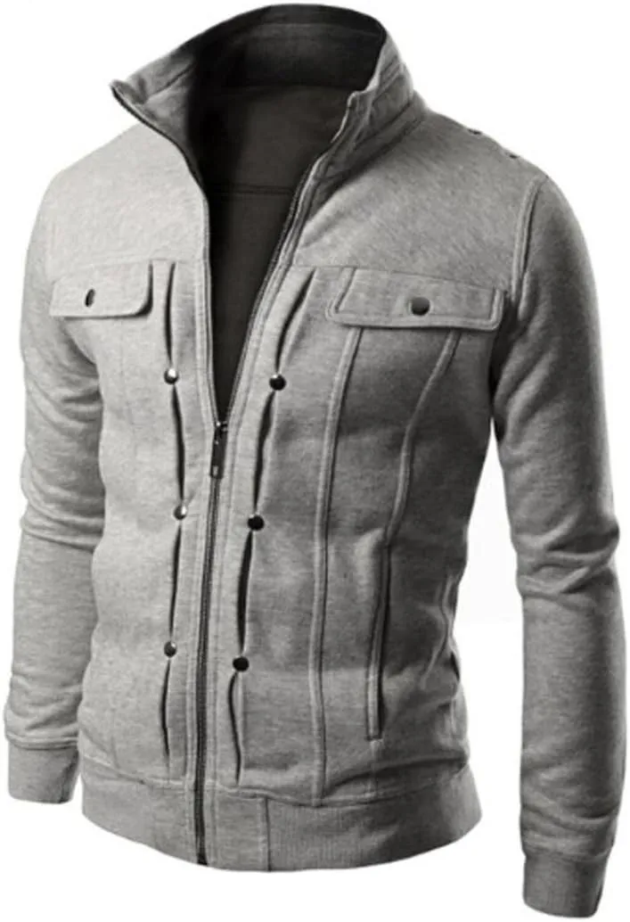 Warm Jacket for Mens Warm Fleece Jacket for Mens Slim Lapel Cardigan Coat Jacket Faux Fur Lined Jacket