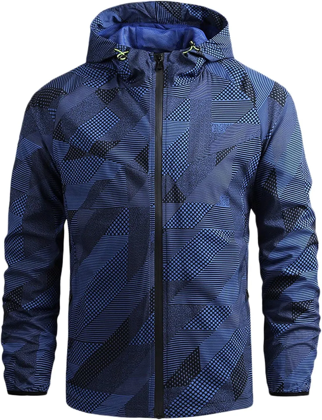 Windproof Jacket for Men Raincoats Lightweight Bomber Jacket Causal Varsity Flight Track Jackets Trench Padded Coats