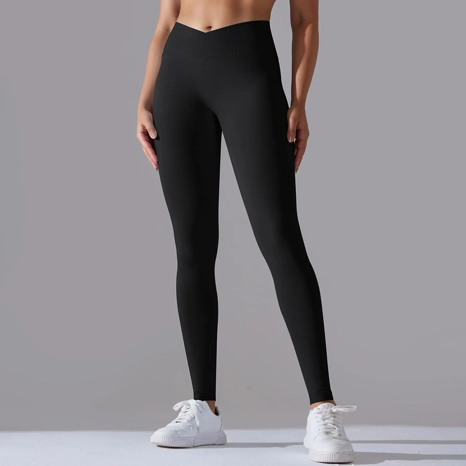 Women Scrunch Butt Lifting Seamless Yoga Leggings High Waist Pants Tummy Control Runched Booty Compression Tight