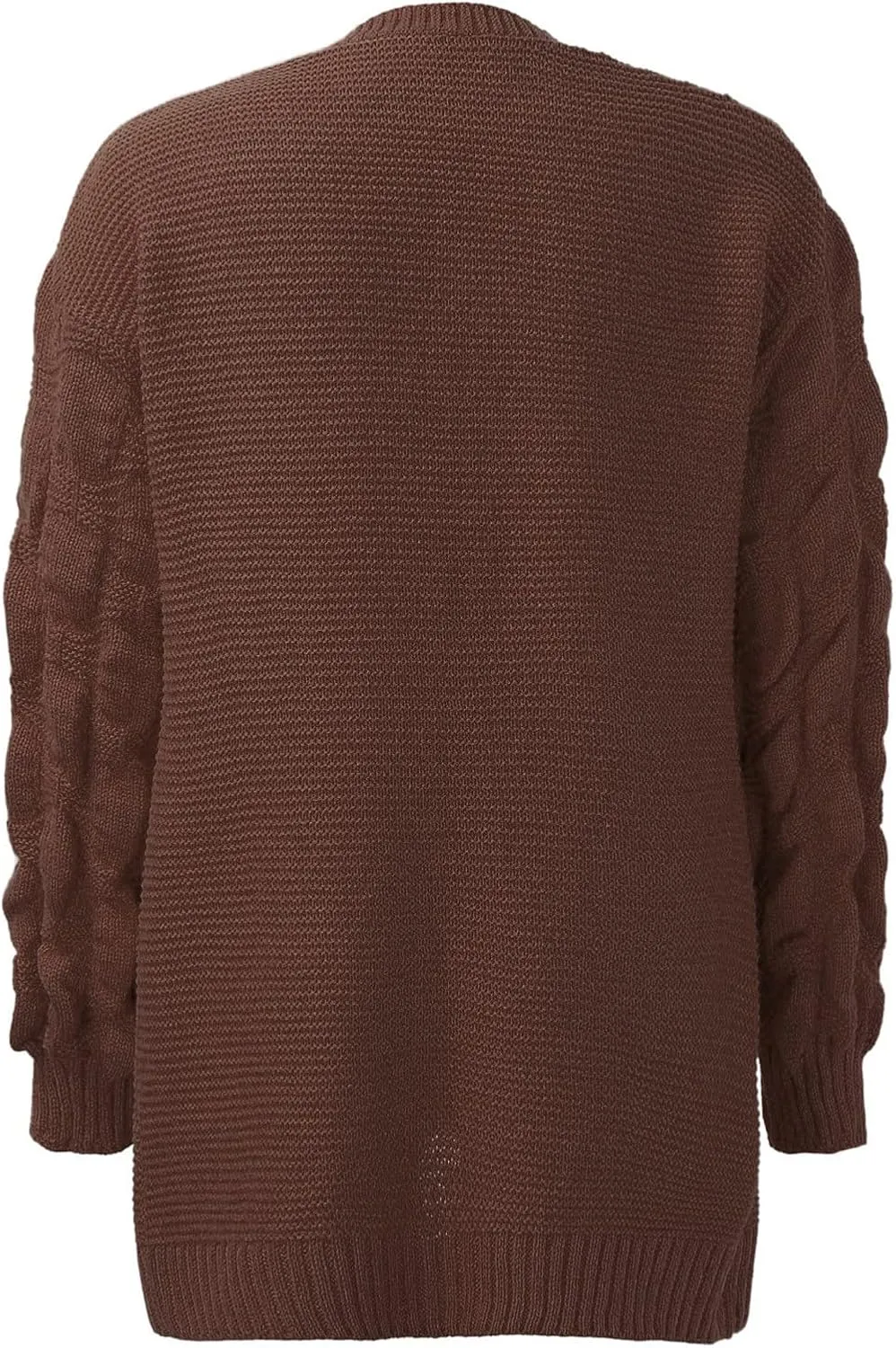 Women's Casual Warm Pullover Sweater Wool Knit Long Sleeve Knit Shirt Turtleneck Sweater Oversized Cardigan