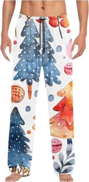 Womens Christmas Pajama Pants Funny Pajama Pant Loose Soft Comfortable Print Pj Bottoms Trousers Xmas