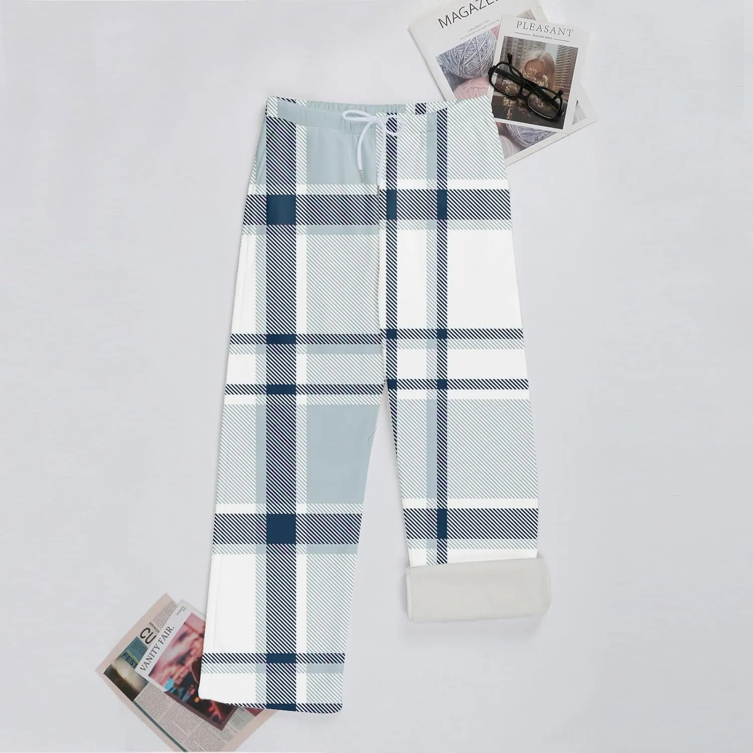 Womens Flannel Pajamas Cute Fleece Comfy Relaxed Fit Sleep Pj Pants Bottoms