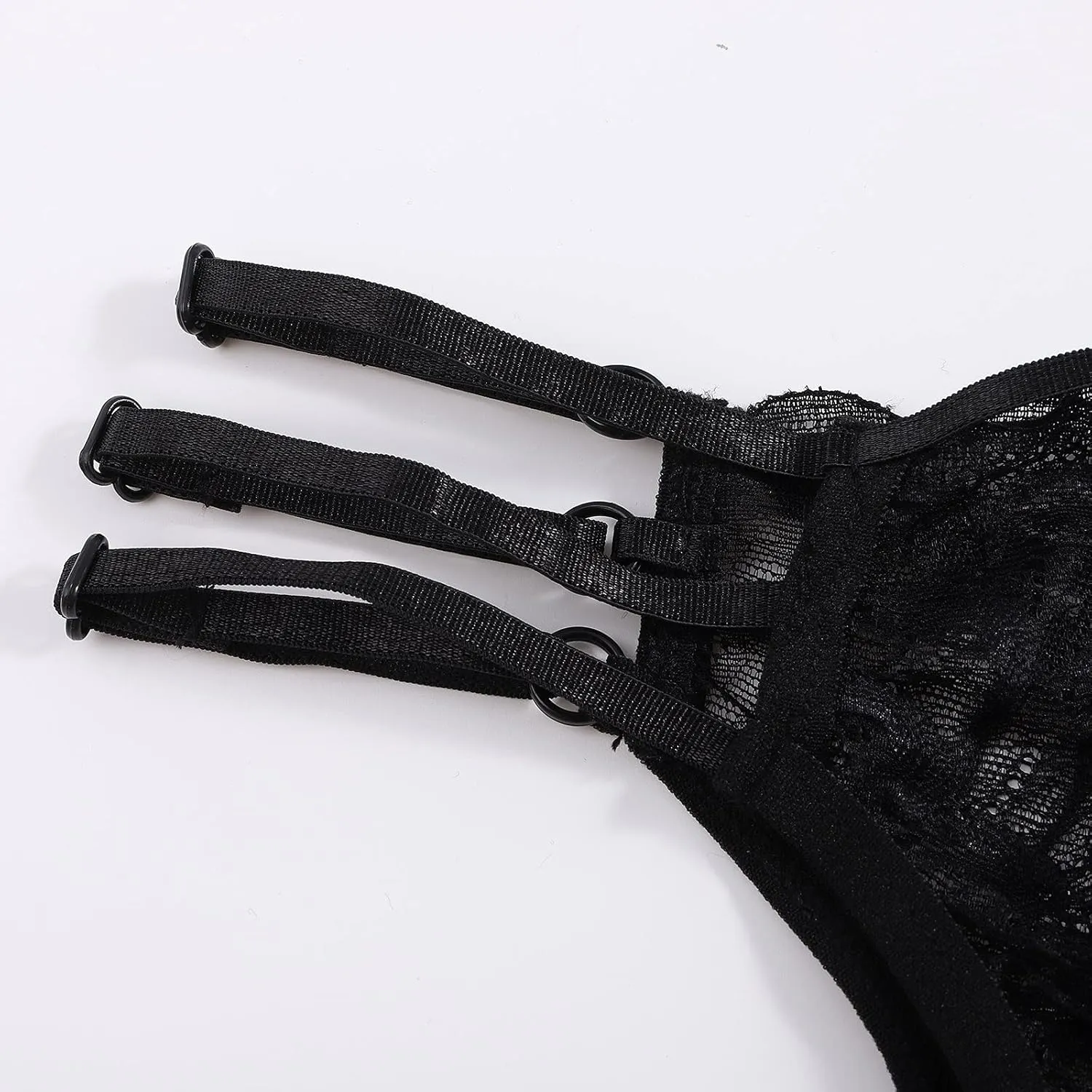 Women's Lingerie Set For Women Sexy Lace Halter Bralette High Waist Panty Set