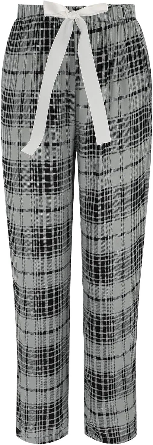 Womens Pajama Sets Soft Sleepwear Button Up Sleepwear Soft Lightweight Comfy 2 Piece Pj Outfit Fall Sleepwear