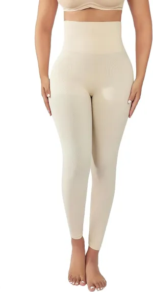 Women's Shapewear Leggings, High Waist Compression Pants, Footless Tights, Tummy Control, Butt Lift Body Shaper