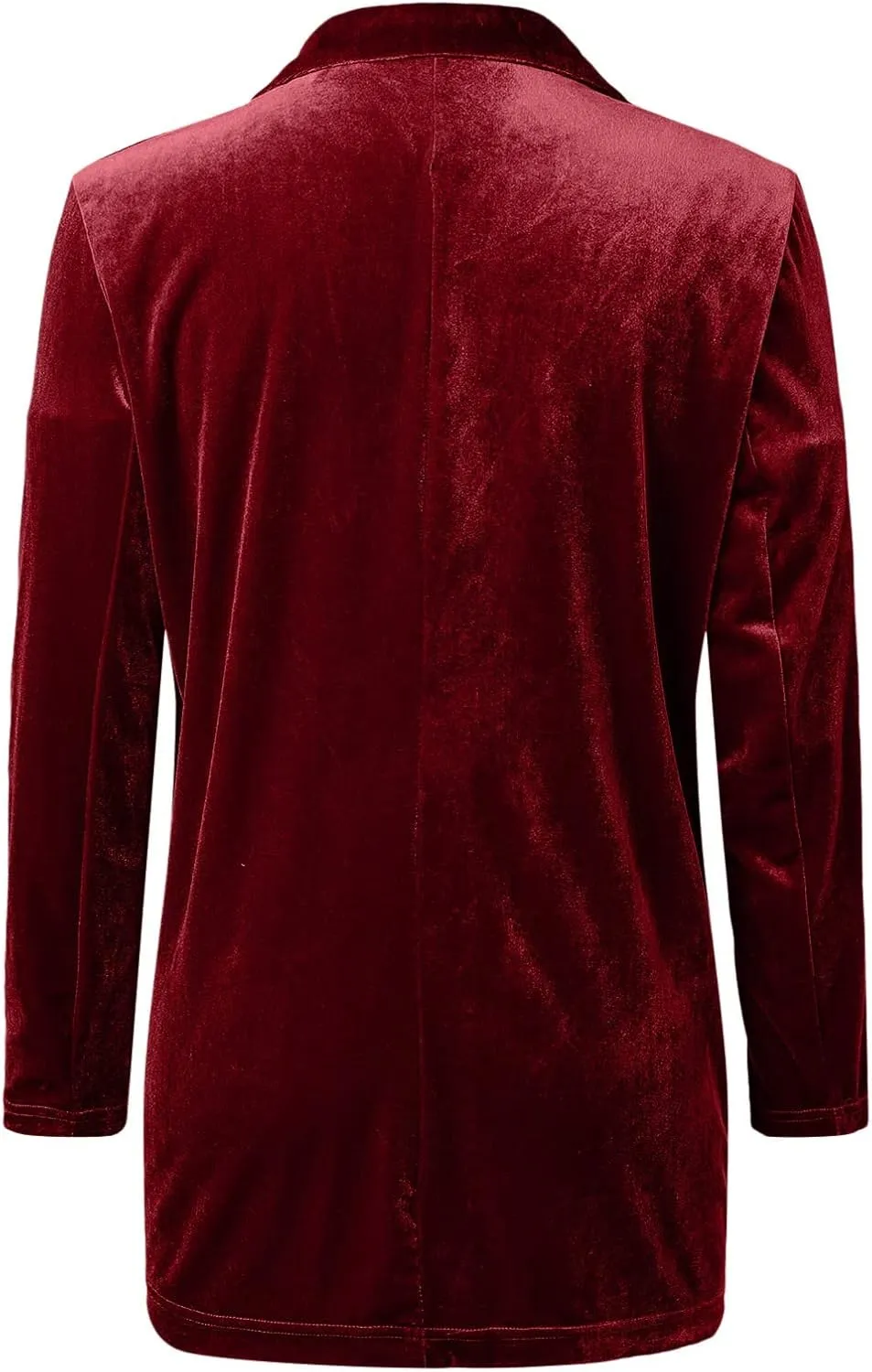 Women's Spring Coat Velvet Loose Elastic Coat Long Outwear Coats Long Casual Coat Business Work Cardigan for Women