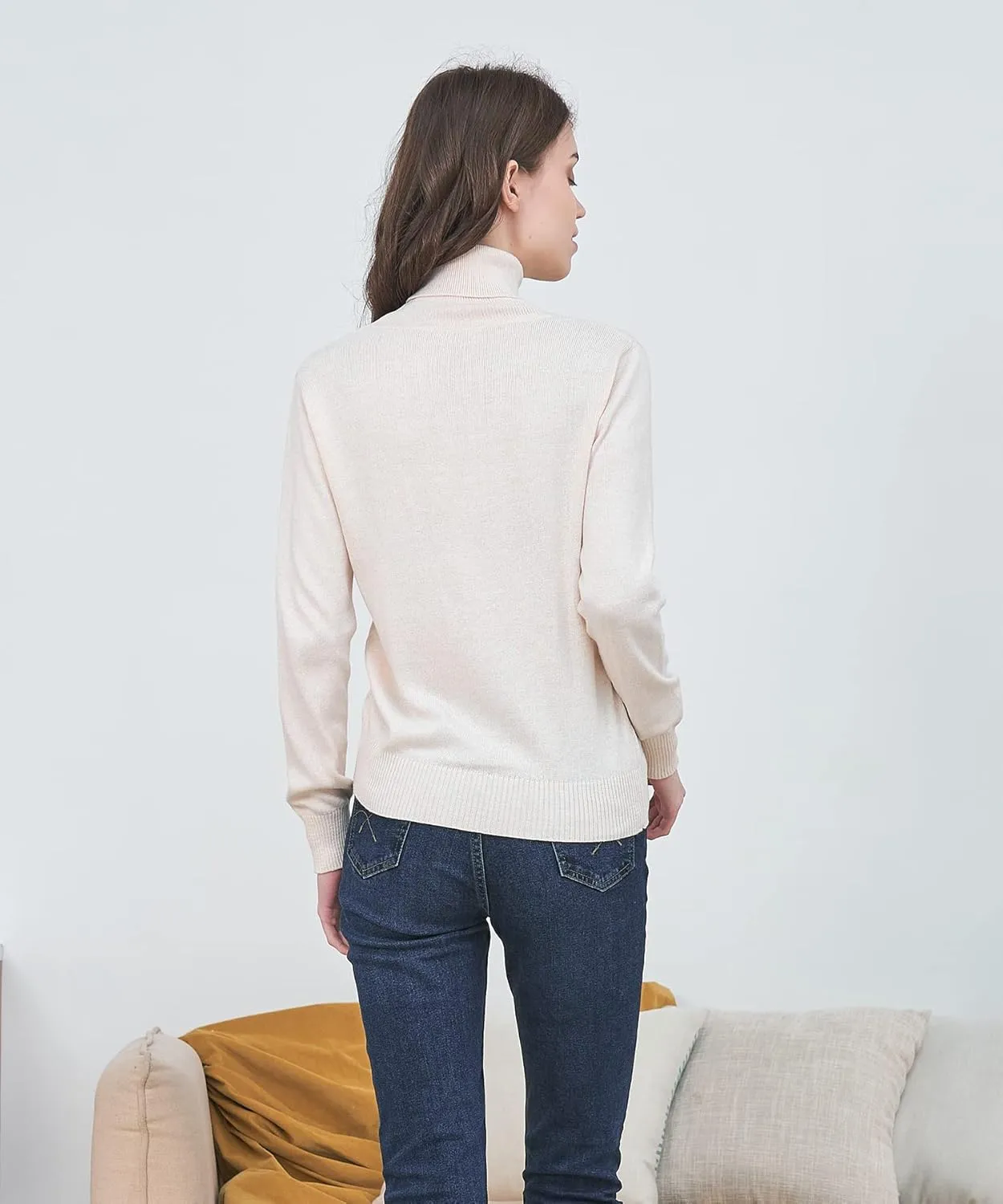 Womens' Turtleneck Knit Sweater