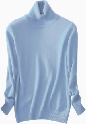 Womens' Turtleneck Knit Sweater