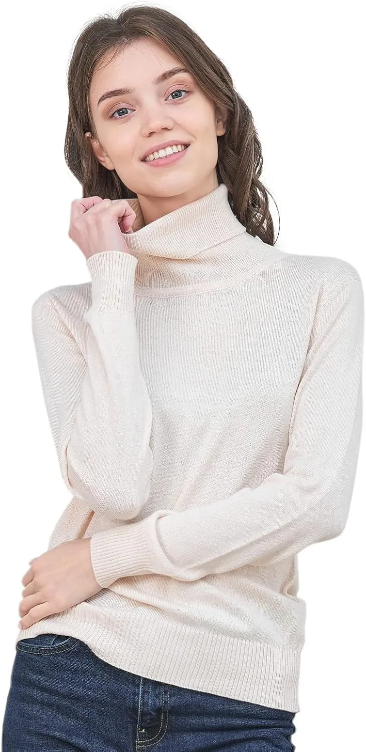 Womens' Turtleneck Knit Sweater