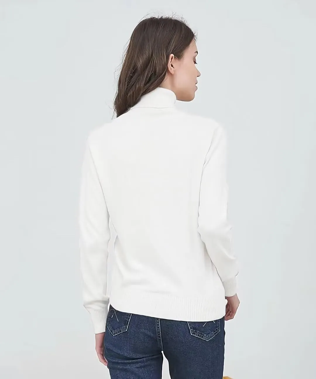 Womens' Turtleneck Knit Sweater