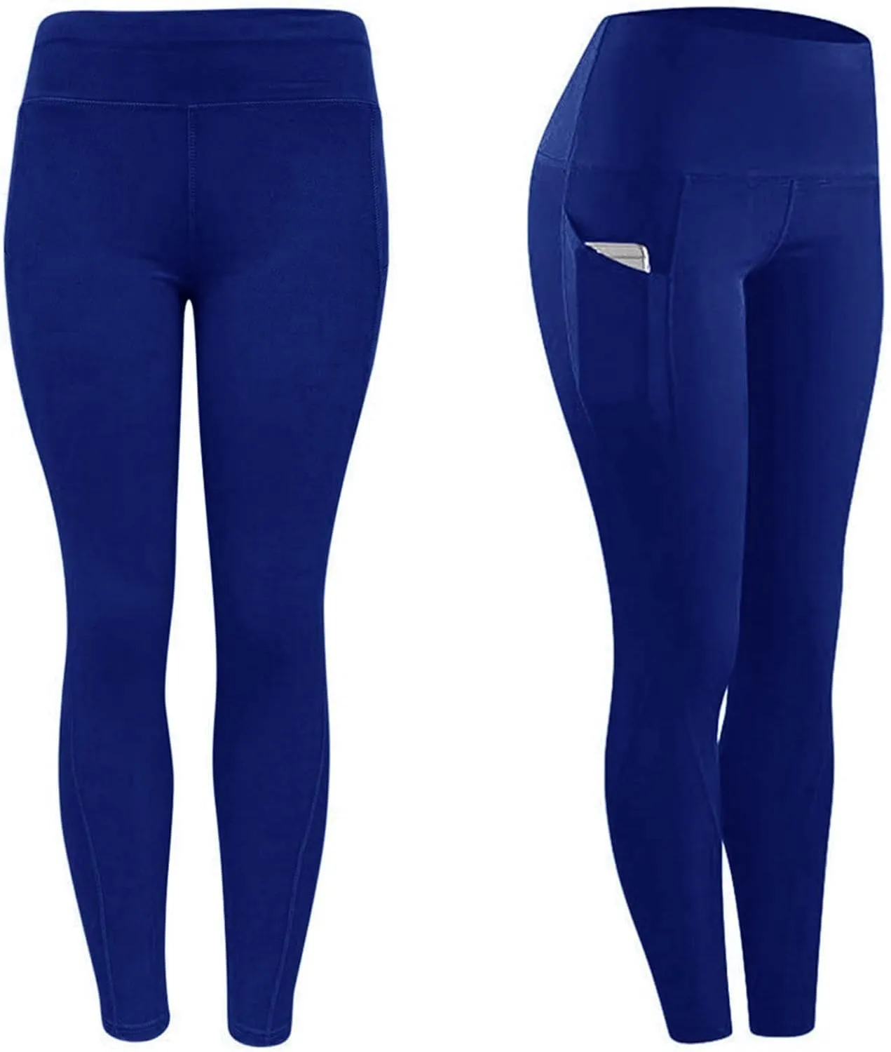 Womens Yoga Pants with Pockets Compression High Waist Tummy Control Leggings Workout Athletic Running Tights