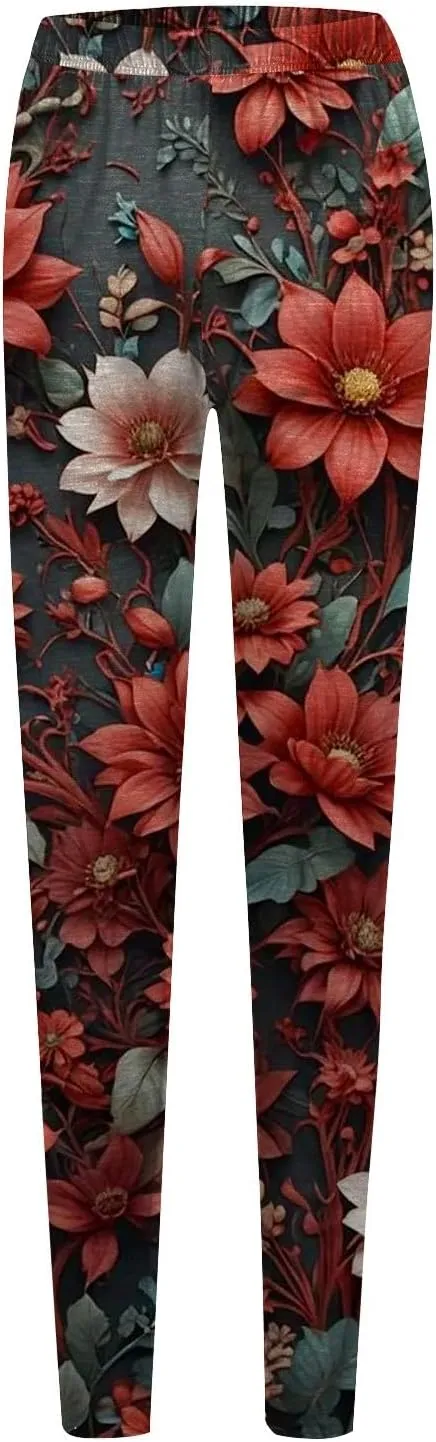 Xs Leggings for Women Petite High Waisted Printed Yoga Pants Women Tummy Control Pants