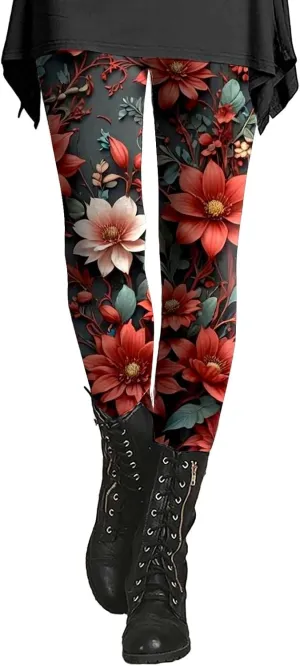 Xs Leggings for Women Petite High Waisted Printed Yoga Pants Women Tummy Control Pants