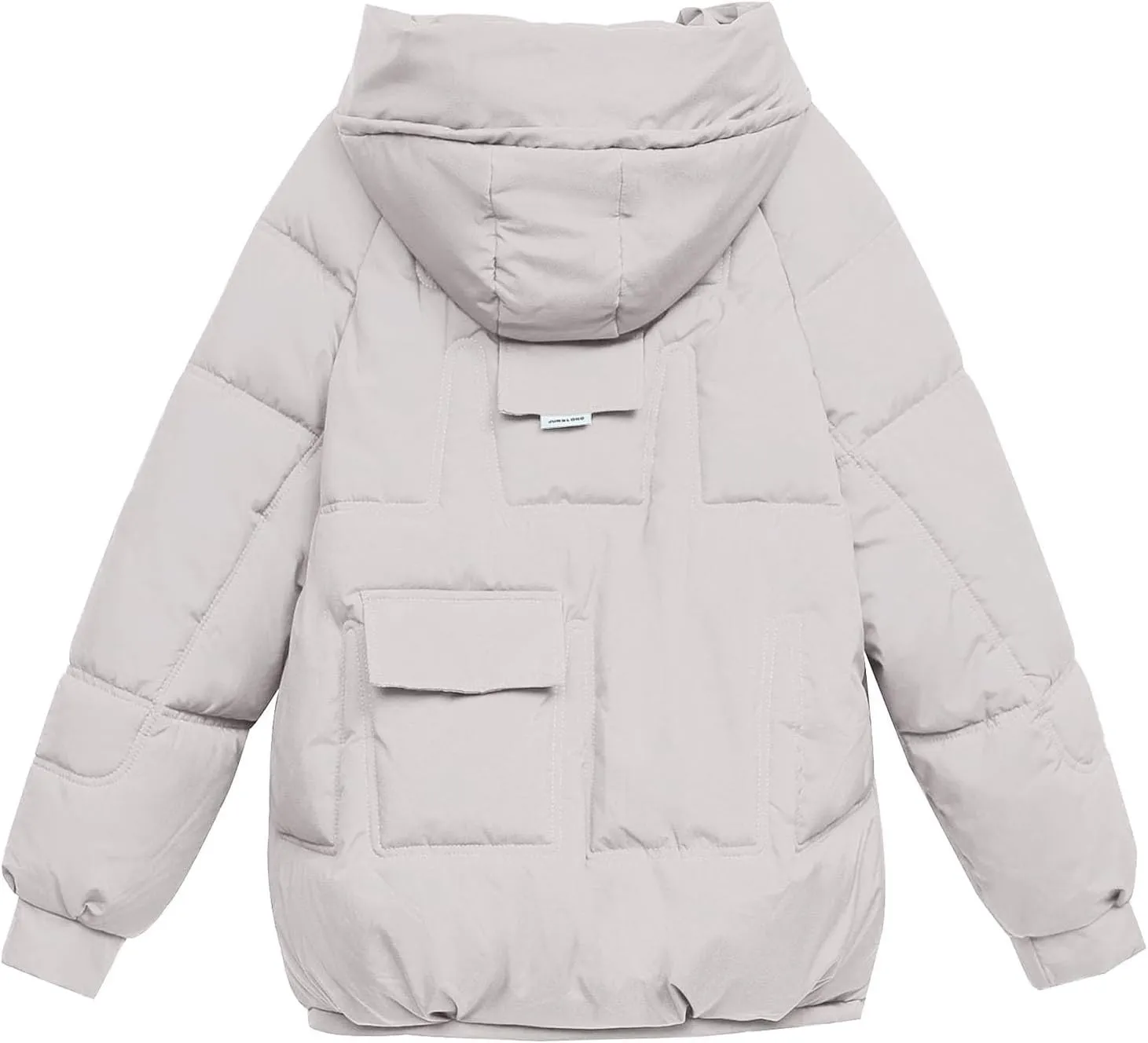 XUNRYAN 2023 Puffer Jackets Womens Quilted Lightweight Winter Warm Down Coat Cropped Jackets Outdoor Overcoat Activewear