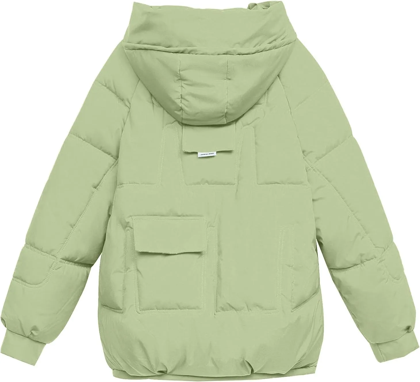 XUNRYAN 2023 Puffer Jackets Womens Quilted Lightweight Winter Warm Down Coat Cropped Jackets Outdoor Overcoat Activewear