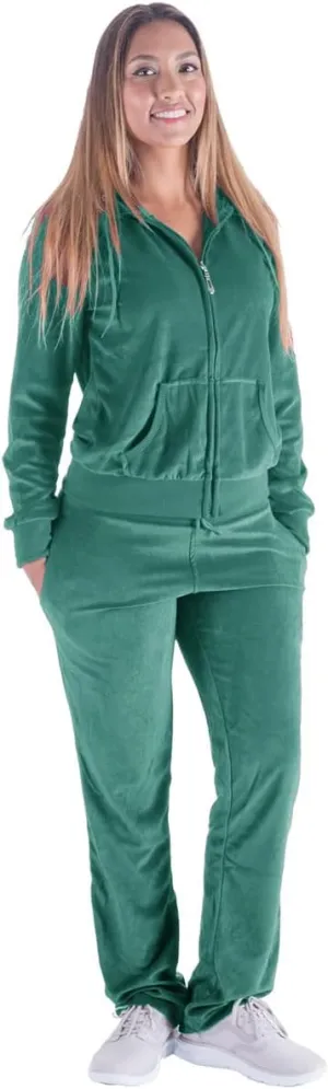 Yasumond Velour Tracksuit Womens 2 Pieces Joggers Outfits Jogging Sweatsuits Set Soft Sports Sweat Suits Pants