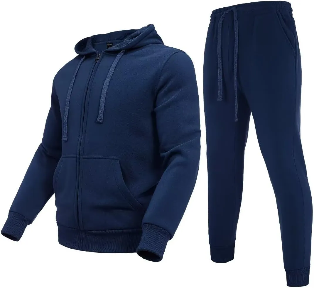 Zusmen Tracksuit Mens, Track Jackets and Pants 2 Piece Outfit